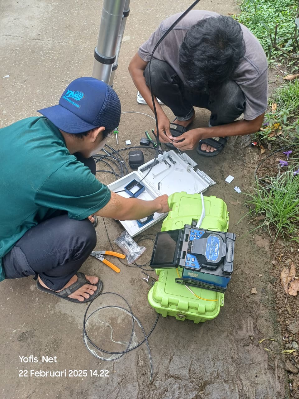 Splicing Fiber Outdoor
